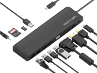 Wavlink Triple Display USB C Docking Station With DP HDMI VGA