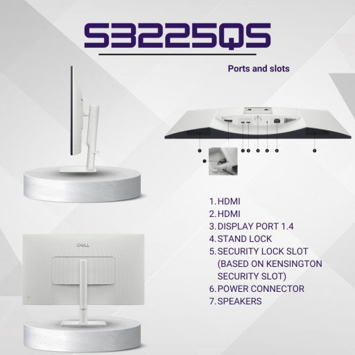 Monitor Dell 32 Plus 4K S3225QS