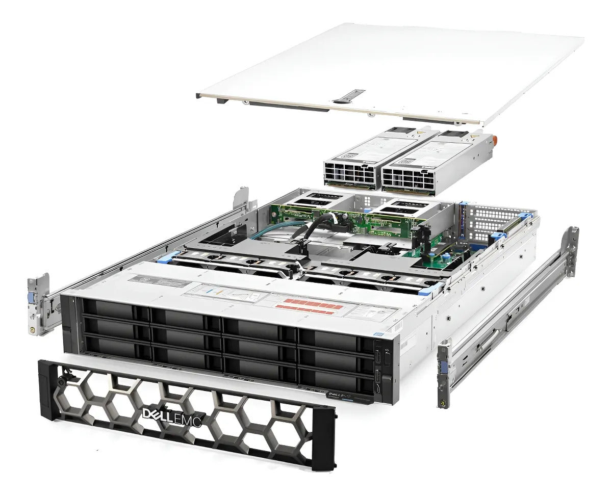 Dell PowerEdge R740xd NVMe Server 2x Gold 6242 2.80Ghz 32-Core 16GB RAM Rails